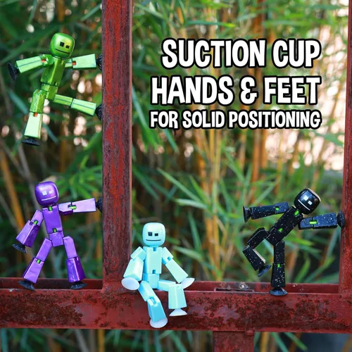Miniatura 5 de Zing StikBot - Paquete doble – Incluye 2 StikBots – Figuras de acción coleccionables y accesorios, animación Stop Motion, a partir de 4 años