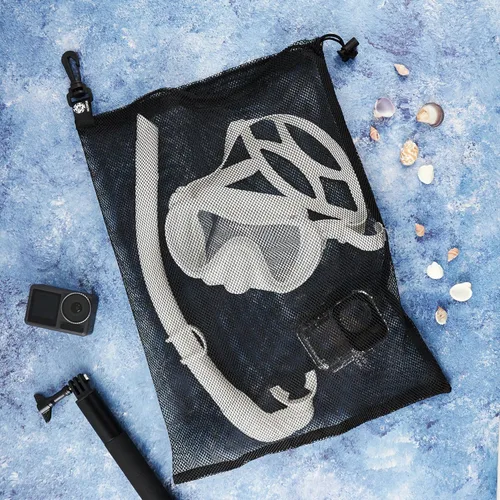 Miniatura 3 de PALTERWEAR Bolsa de malla con cordón y gancho de clip - Juego de 4 (12 x 16 pulgadas)