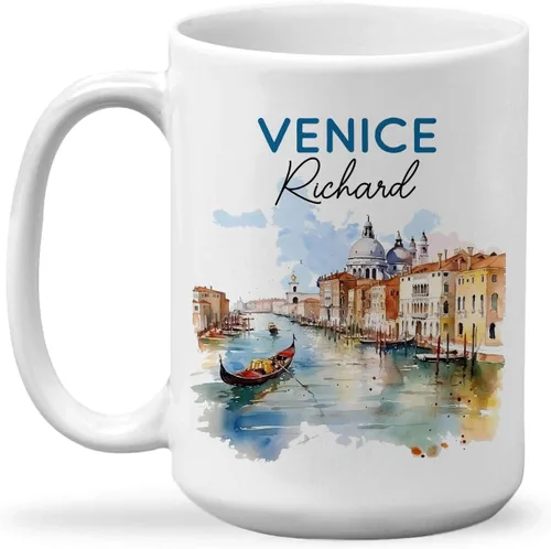 Miniatura 18 de Tazas de viaje con nombre personalizado Mount Rushmore National Memorial, tazas de viaje de cerámica personalizadas con diseño de lugar famoso