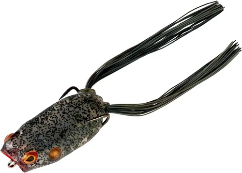 Miniatura 11 de BOOYAH Poppin' Pad Crasher Señuelo de Rana de Cuerpo Hueco Topwater para Pesca de Lobina con Anzuelos Sin Enganches Sunburn