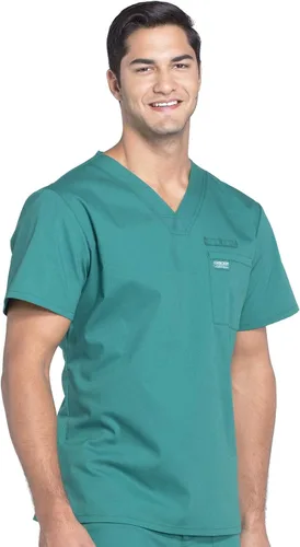 Miniatura 5 de Cherokee Scrubs for Men V-Neck Top, Workwear Professionals Soft Stretch WW675