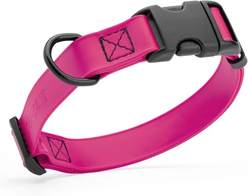 Miniatura 52 de Dogline Biothane - Collar impermeable para perro con hebilla de liberación rápida, resistente cincha de nailon recubierta con resistente y a prueba