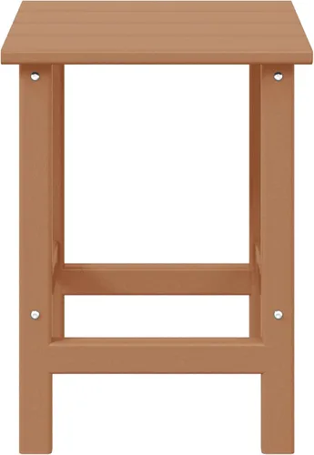 Miniatura 3 de WestinTrends Malibu - Mesa auxiliar cuadrada para exterior para silla Adirondack, teca