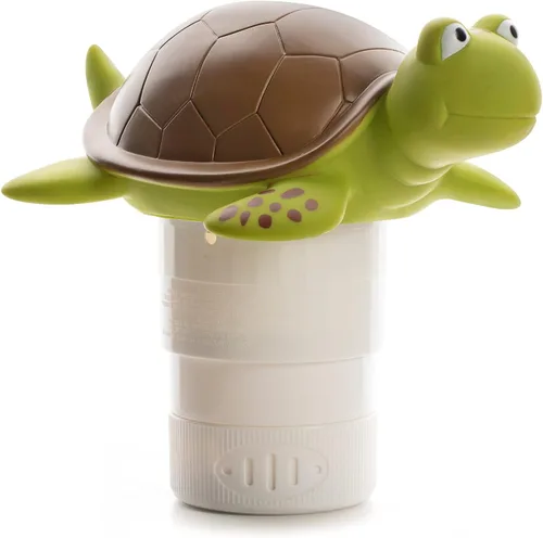 Miniatura 10 de XY-WQ Flotador de cloro, dispensador de cloro flotante para piscina (cocodrilo), se adapta a tabletas de 1 y 3 pulgadas para piscinas grandes