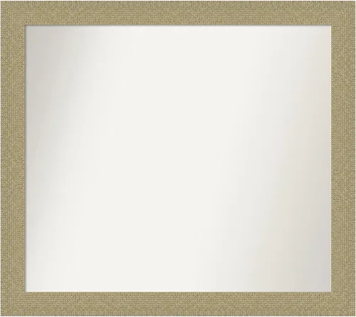 Miniatura 94 de Amanti Art Espejo de pared personalizado no biselado (24.25 x 24.25 pulgadas), marco dorado de mosaico, varios tamaños personalizados, espejo
