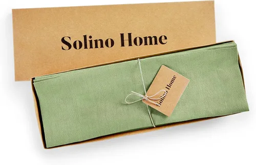 Miniatura 60 de Solino Home Juego de 4 manteles individuales blancos de 100 % lino puro de 14 x 14 pulgadas para invierno, San Valentín, primavera, Pascua, Fete
