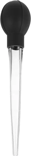 ULTECHNOVO Pipeta grande para pavo, plastificador de plástico con cuentagotas líquidos, pipetas de transferencia de silicona para cocinar y hacer
