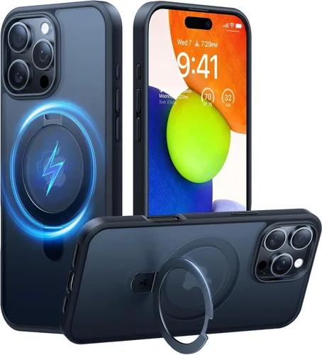 Miniatura 11 de TORRAS Funda magnética con función atril para iPhone 13/iPhone 14 [compatible con MagSafe], soporte resistente y versátil, grado militar, a prueba
