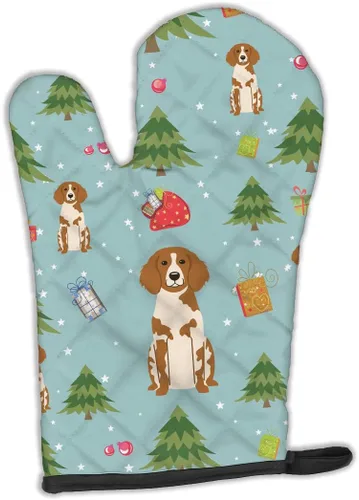 Miniatura 194 de Caroline's Treasures BB2732OVMT Dog House Collection Border Collie - Guante de horno grueso resistente al calor para sartenes calientes y horno