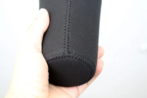 Miniatura 5 de Paquete de 3 fundas reutilizables para café helado - Xumbtvs funda aislante para bebidas frías, soporte de taza de café de neopreno (negro)