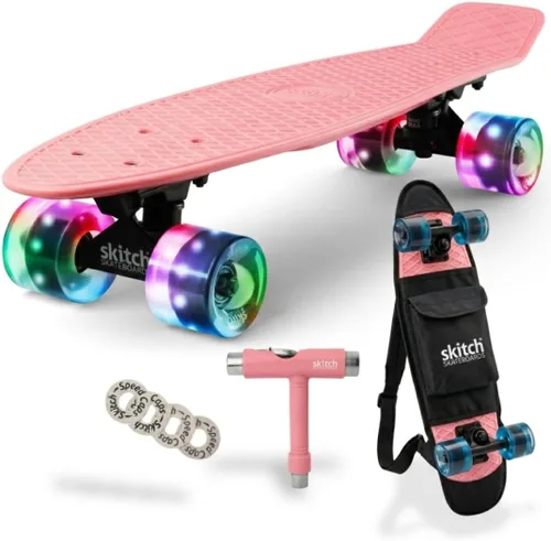 Miniatura 15 de SKITCH Patinetas para niños, adolescentes y adultos Juego de regalo de patineta premium para principiantes y profesionales, completo con tabla