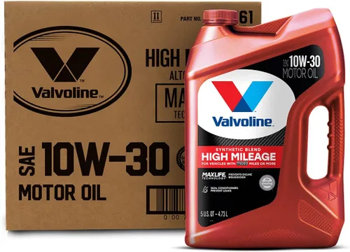 Miniatura 39 de Valvoline - Aceite de motor de mezcla sintética SAE 10W-40 de alto millaje, con MaxLife Technology, 5 cuartos de galón