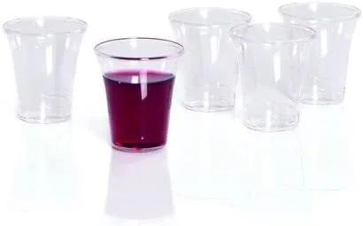 Miniatura 5 de BROADMAN CHURCH SUPPLIES Vasos de comunión de plástico, desechables, reciclables, 1000