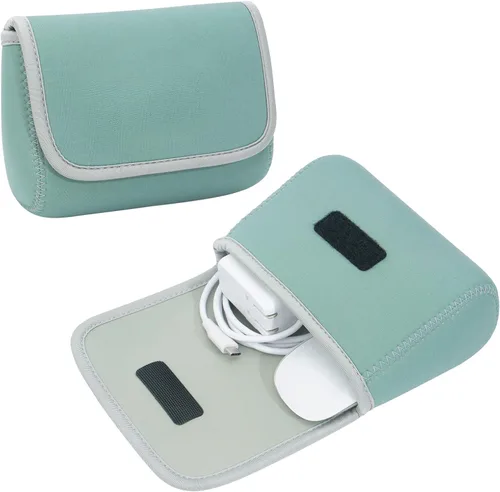 Miniatura 11 de LENTION Funda de almacenamiento mediana Tech para accesorios, laptop, MacBook, adaptador de corriente, mouse inalámbrico, cargadores de iPhone, Gris