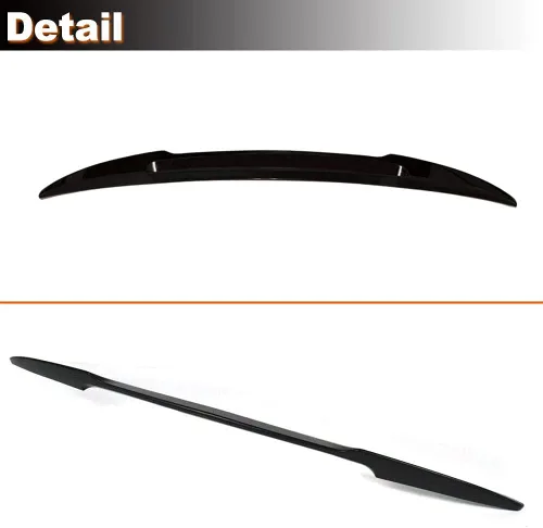 Miniatura 6 de Alerón Duckbill para Maletero Trasero Compatible con Volkswagen VW Jetta Sedan 2011-2018 Material ABS Negro Brillante Alerón Ala Labio Highkick