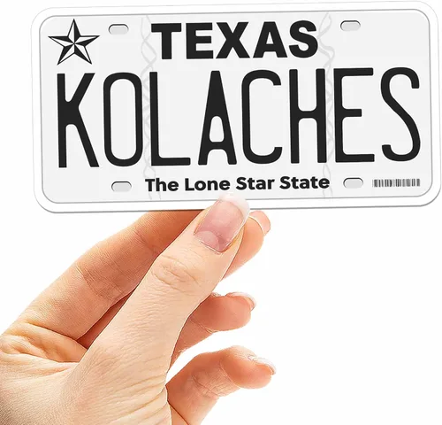 Miniatura 37 de Calcomanía para placa de matrícula de Texas, elige entre más de 50 ciudades de TX, calcomanía para parachoques de Texas para automóvil, calcomanías