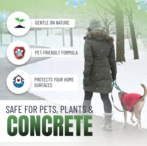 Miniatura 5 de Organic Melt Premium Granular Ice Melt es un producto ecológico y seguro para deshielo de mascotas. Es un gran derretimiento de hielo seguro para 1