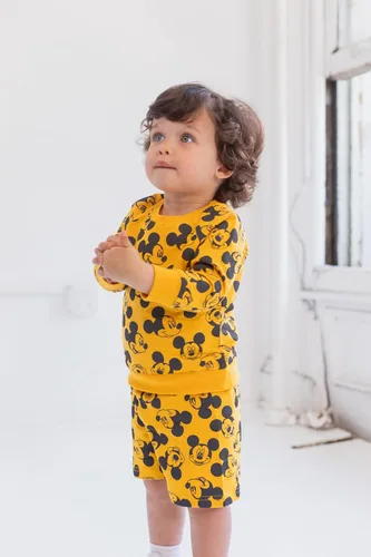 Miniatura 3 de Disney Mickey Mouse Winnie the Pooh Lion King Toy Story Jack Skellington - Sudadera y pantalones cortos de felpa francesa para recién nacidos a