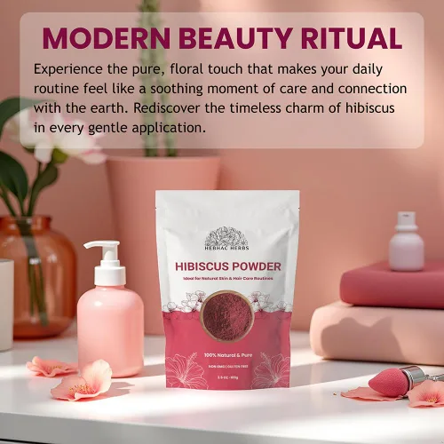 Miniatura 5 de Hibiscus Flower Powder 3.53 oz Polvo de hibisco crudo 100% puro para cabello, piel y té Vegano, sin OMG, sin gluten