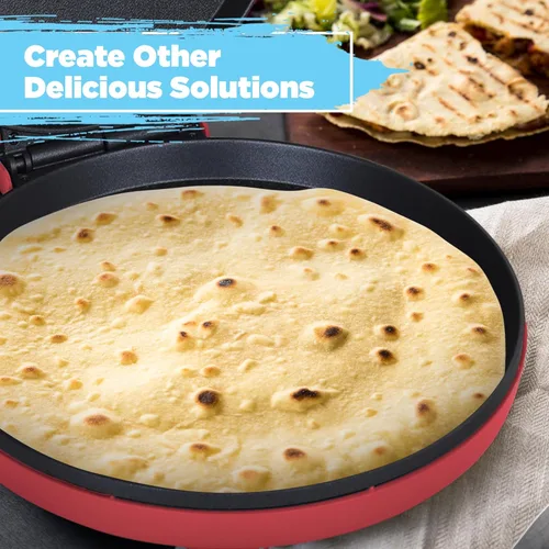 Miniatura 4 de Horno para Pizza Courant 30 cm Máquina para Pizzas, Nuevo y Mejorado con Manija de Enfriamiento Térmico Antiadherente, Horno para Pizza y Calzones
