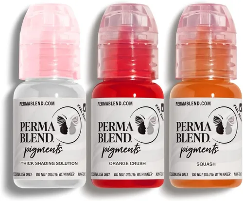 Perma Blend Juego de tintas neutralizantes para maquillaje permanente, pigmento de microblading vegano y suministros de tatuaje para maquillaje de