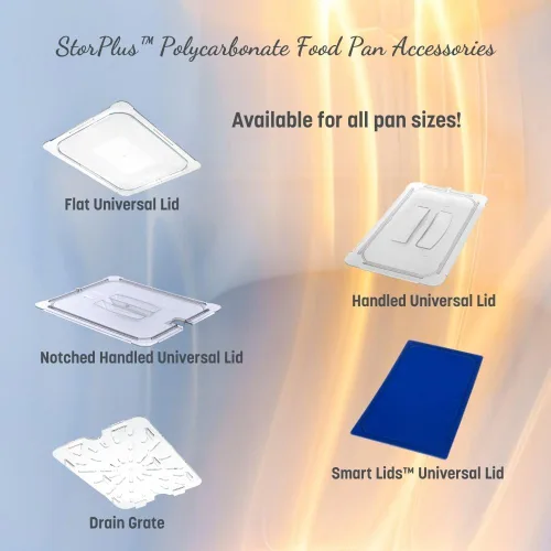 Miniatura 6 de Carlisle FoodService Products Pan de plástico para alimentos 1/4 tamaño 4 pulgadas de profundidad transparente