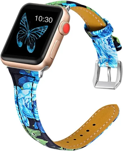 Miniatura 21 de Correa de repuesto compatible con Apple Watch de 1.49, 1.57, 1.65 o 1.73 pulgadas o iWatch Series 6, SE, Series 5, Series 4,Series 3,Series 2,Series
