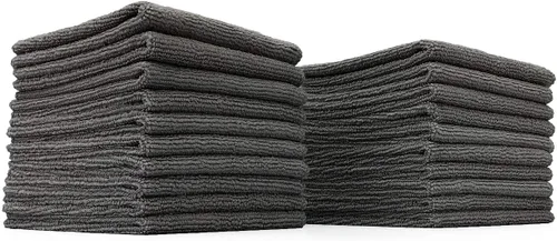 Miniatura 21 de (Paquete de 12) 12" x 12 in. toallas de limpieza de microfibra de grado comercial para usos múltiples, altamente absorbentes, sin pelusa, sin Blanco