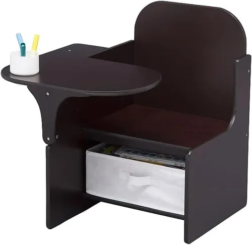 Miniatura 7 de Delta Children MySize - Escritorio con silla y compartimento de almacenamiento, color blanco bianca