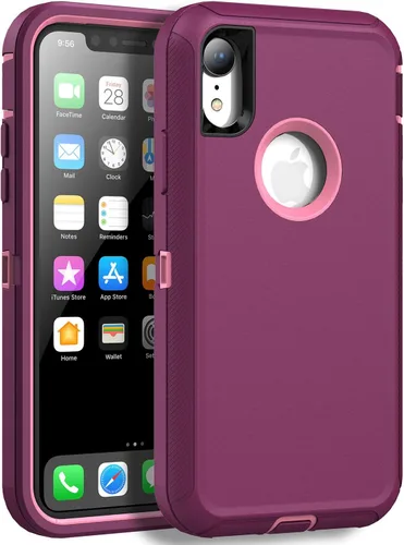 Miniatura 12 de MXX Compatible con iPhone XR, 3 capas súper protectoras, cuerpo resistente, resistente, a prueba de golpes y polvo, diseñada para Apple Xr funda