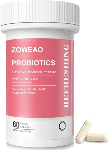 Probióticos vaginales para mujeres – Hidratante vaginal que apoya la salud vaginal, el equilibrio del pH, combate la picazón, el olor y la levadura,