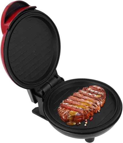 Miniatura 3 de Plancha pequeña para panqueques - Máquina para hacer panqueques, plancha redonda para panqueques individuales, galletas, huevos, sartén