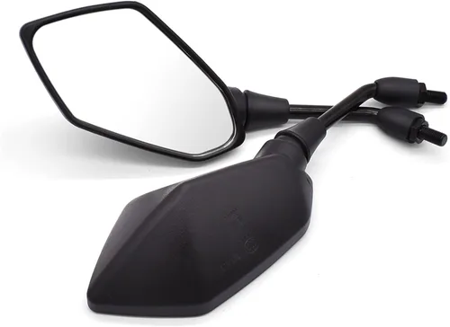 Espejo retrovisor para motocicleta, espejo retrovisor, espejo lateral universal de 0.394 in y 0.315 in para Kawasaki Z250 Z300 para VERSYS 300X