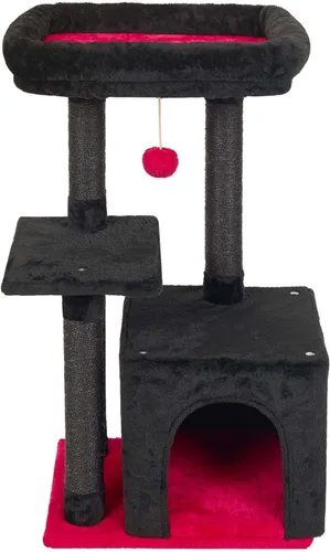 Miniatura 10 de FISH&NAP Lindo Árbol para Gatos Gatito Torre para Gatos para Gato de Interior Condominio Postes Rascadores de Sisal con Plataforma de Salto Muebles