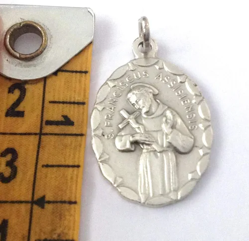 Miniatura 4 de Medalla San Francisco de Asís - Medallas de los Santos Patronos -100% Made in Italy