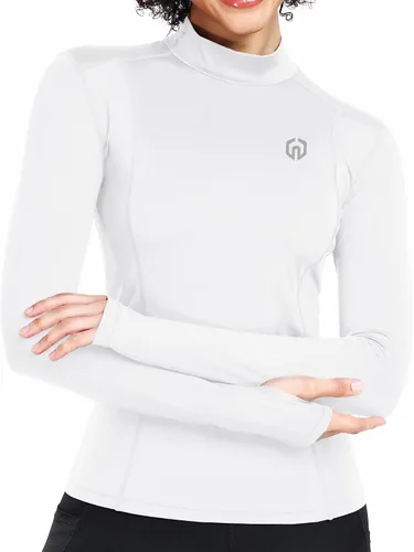 Miniatura 44 de NELEUS - Camisa deportiva de compresión atlética, de manga larga, para mujer, dry fit, paquete de 3