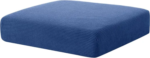 Miniatura 28 de Hokway Fundas de cojín elásticas para sofá Fundas de cojín para sofá Fundas de cojín de asiento de sofá Funda protectora de cojín(Chocolate, Mediano)