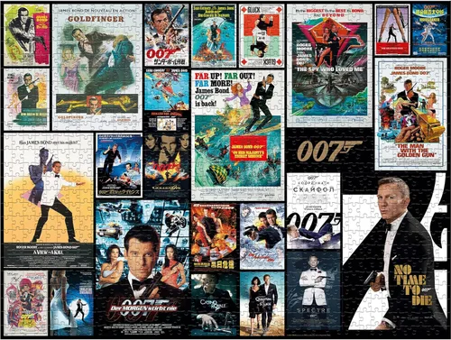 Miniatura 2 de James Bond - Juego de rompecabezas de 1000 piezas de James Bond Films