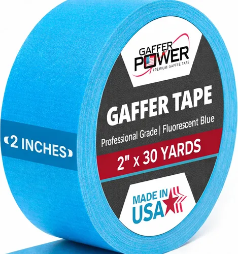 Miniatura 30 de Cinta Gaffer de Grado Premium Profesional - Negro Cinta Gaff Pro de Servicio Pesado Asegura Cables Sostiene Cables sin Dejar Residuo Pegajoso