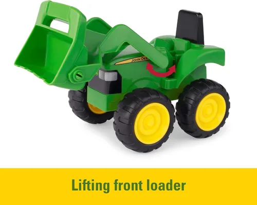 Miniatura 2 de TOMY - Juego de vehículos John Deere – Incluye camión volquete y tractor de juguete con cargador para caja de arena, juguetes para exteriores