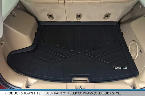 Miniatura 5 de MAXLINER - Juego de alfombrillas para dos filas y forro de maletero para Jeep Compass 2007-2017
