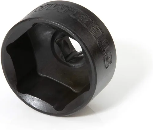 Steelman 32 mm de perfil bajo, llave de filtro de aceite para GM, Saturn, Saab, Chevrolet y otros, 3/8 de pulgada de transmisión