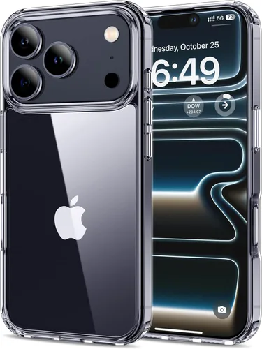 Miniatura 79 de HOOMIL Funda para iPhone 7 Plus/iPhone 8 Plus de 5.5 pulgadas, no amarillea, protección contra caídas, cubierta trasera dura transparente