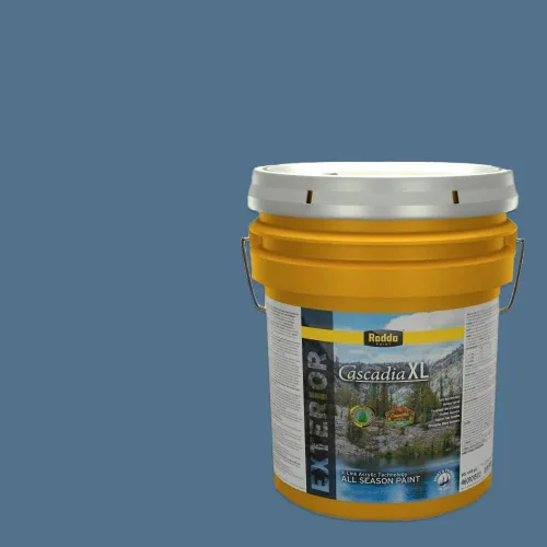 Miniatura 151 de Rodda Paint CASCADIA XL Pintura e imprimación satinada exterior en uno, cuarto de galón, Aquafir
