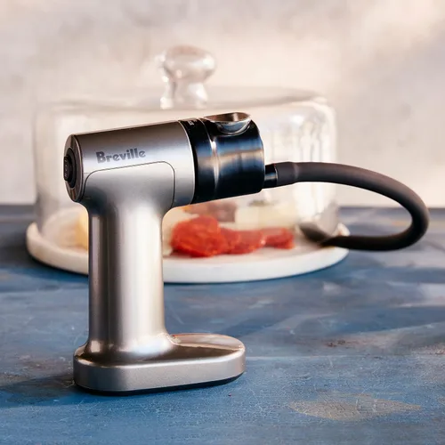 Miniatura 5 de Breville BSM600SIL - Pistola de ahumar, ahumador de mano para alimentos y cócteles, color plateado