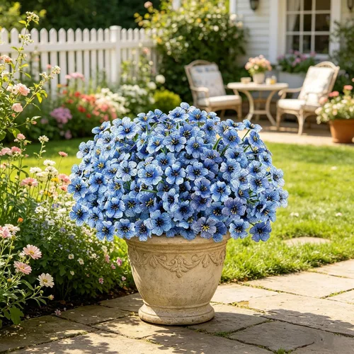 Miniatura 48 de AmyHomie 16 paquetes de flores artificiales de eucalipto negro para exteriores, resistentes a los rayos UV, flores sintéticas que no se decoloran