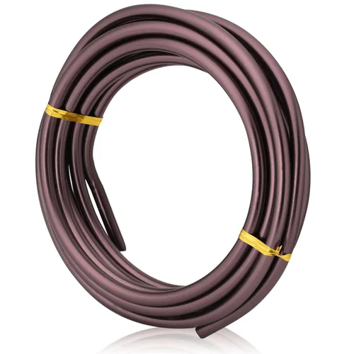 Miniatura 24 de Negro-1.0-Alambre de aluminio anodizado para bonsái de 250g de gran rollo, muchas tallas para elegir, KSVZS alambre de metal flexible