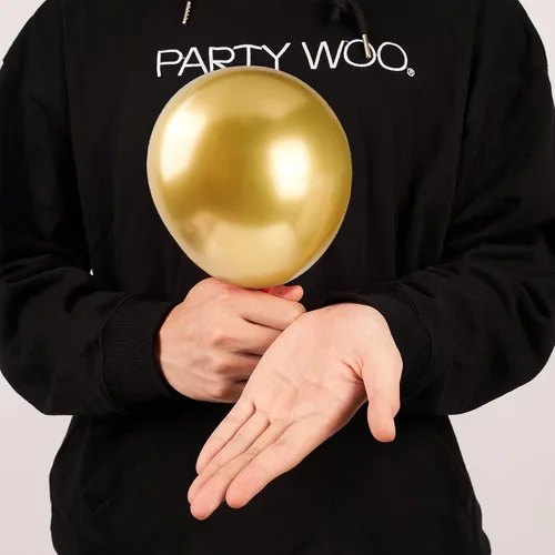 Miniatura 3 de PartyWoo 50 globos metálicos de oro rosa de 5 pulgadas y 50 globos dorados metálicos de 5 pulgadas, juego mini cromado