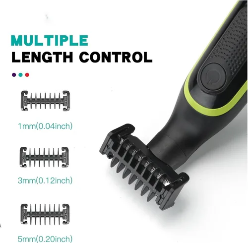 Miniatura 6 de Maquinillas de afeitar V-G-R afeitadora de pelo impermeable Máquina de afeitar corporal Maquinilla de afeitar facial Recortadora de barba recargable