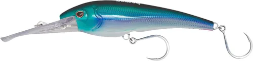 Miniatura 11 de Nomad Design DTX Minnow con sistema patentado Autotune - Acción de natación de pez cebo envejecido, BKK Diablo Caballa Rosa Caliente